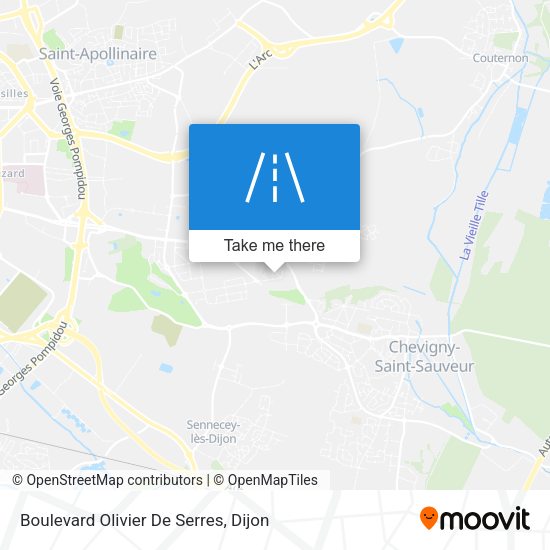 Boulevard Olivier De Serres map