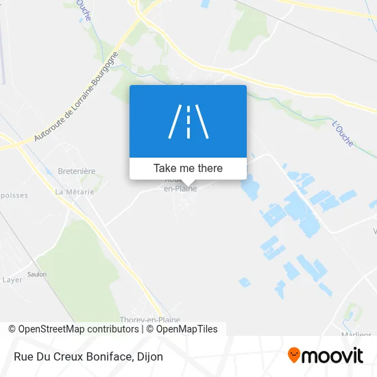 Rue Du Creux Boniface map