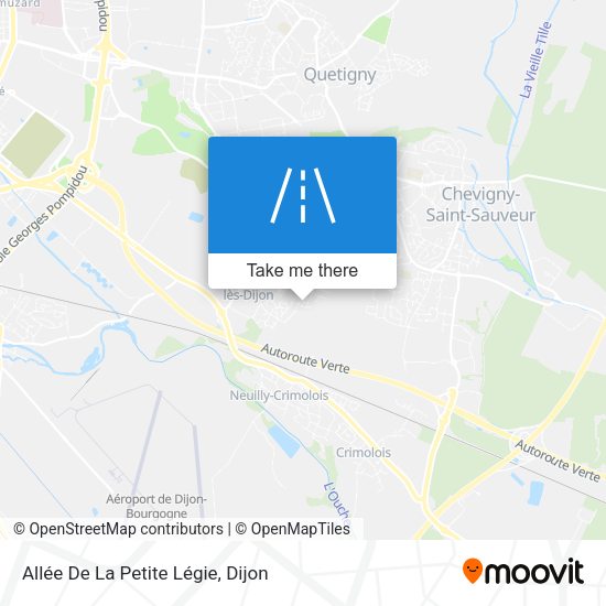 Allée De La Petite Légie map