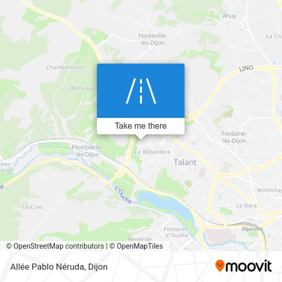 Allée Pablo Néruda map