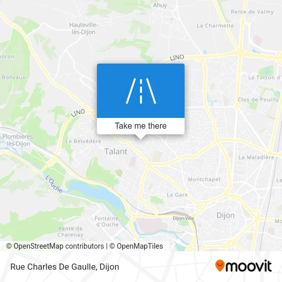 Rue Charles De Gaulle map