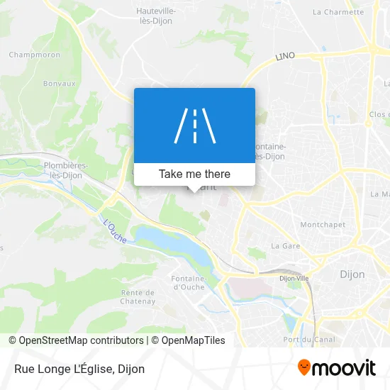 Rue Longe L'Église map