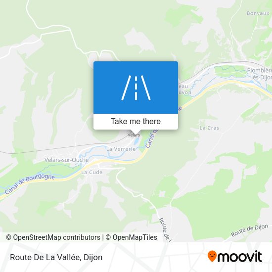 Route De La Vallée map