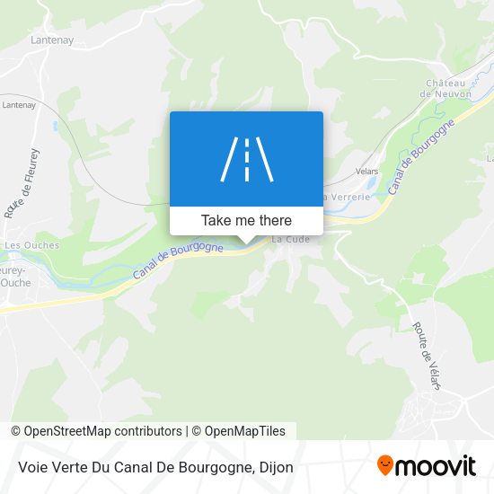Voie Verte Du Canal De Bourgogne map