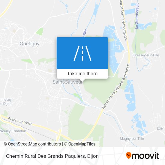 Chemin Rural Des Grands Paquiers map