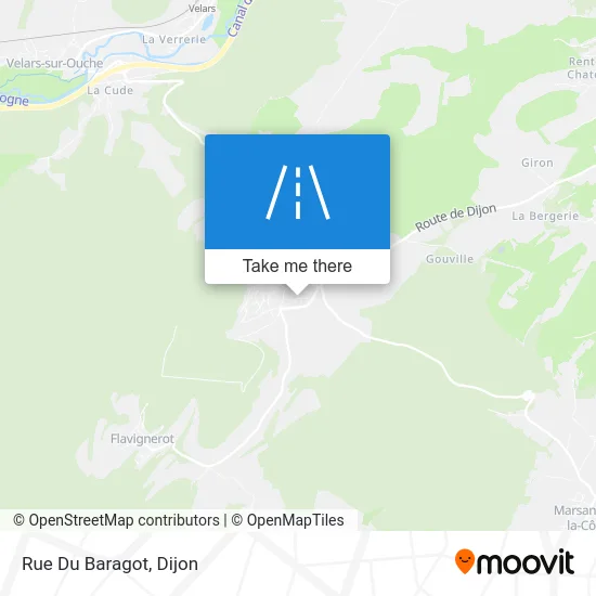 Rue Du Baragot map