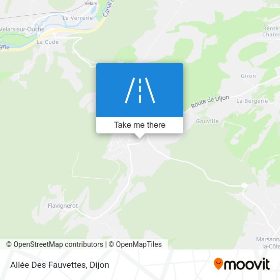 Allée Des Fauvettes map