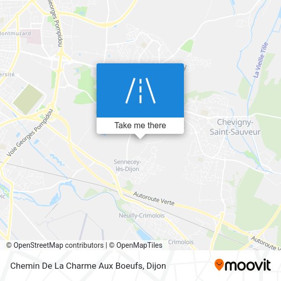 Chemin De La Charme Aux Boeufs map