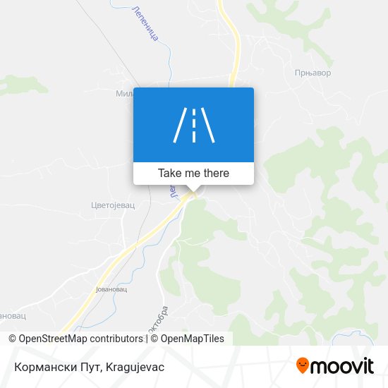 Кормански Пут map