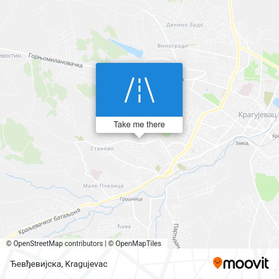 Ђевђевијска map