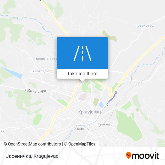 Јасеничка map