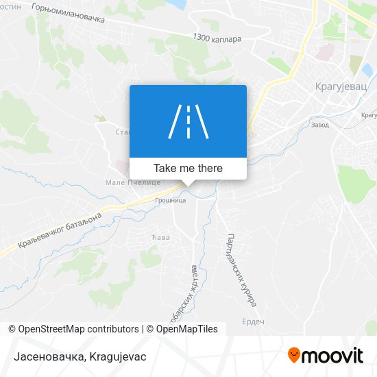 Јасеновачка map