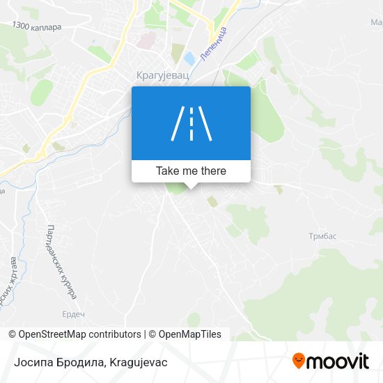 Јосипа Бродила map