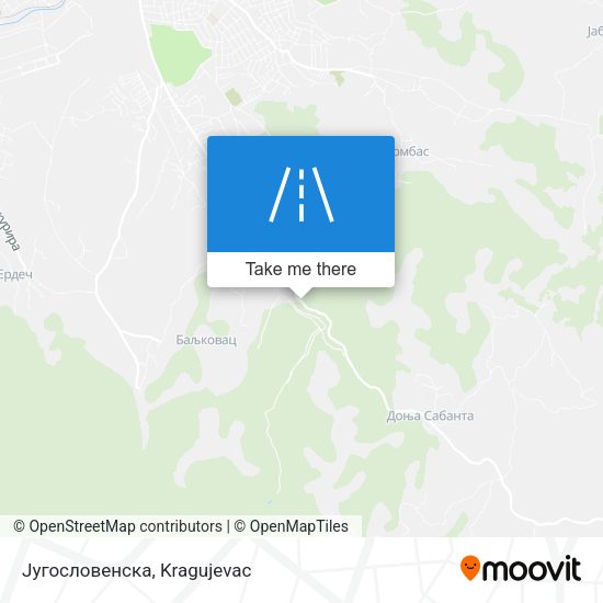 Југословенска map