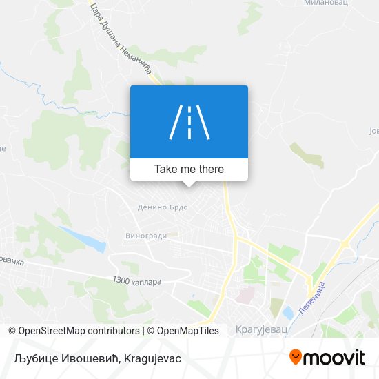 Љубице Ивошевић map
