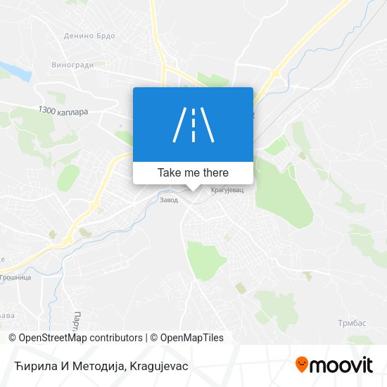 Ћирила И Методија map