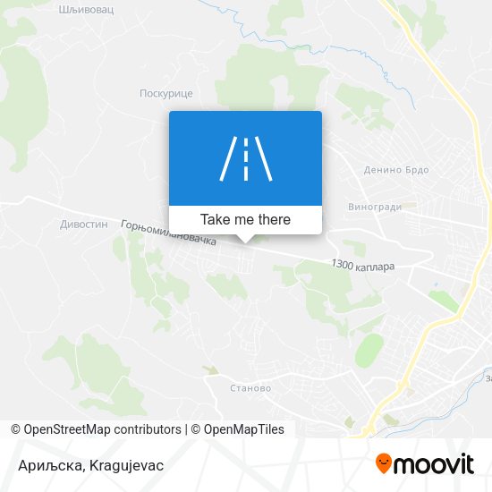 Ариљска map