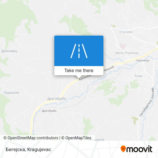 Бегејска map