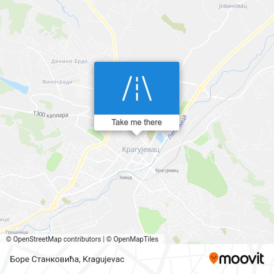 Боре Станковића map