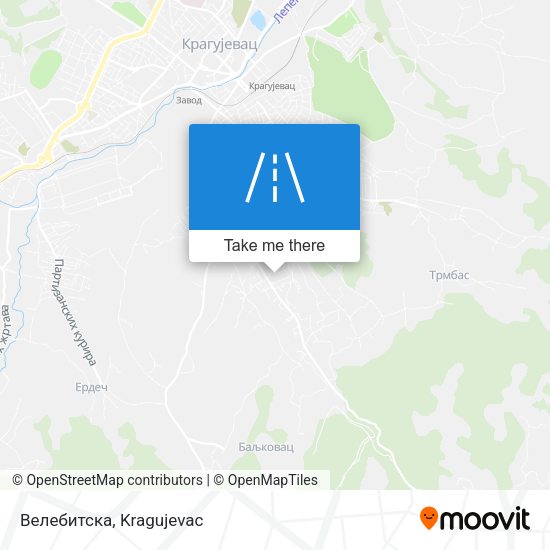 Велебитска map