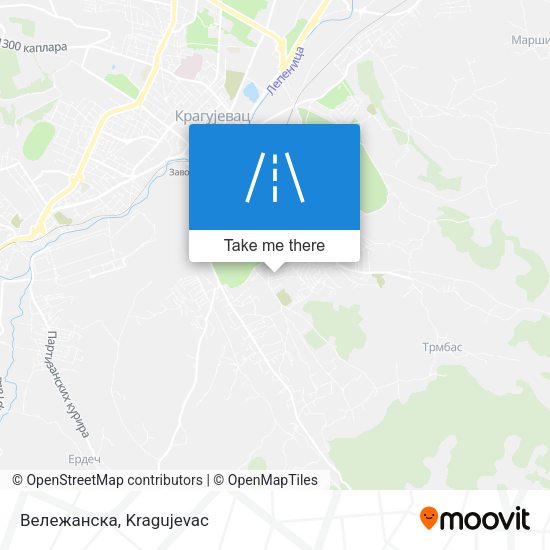 Вележанска map