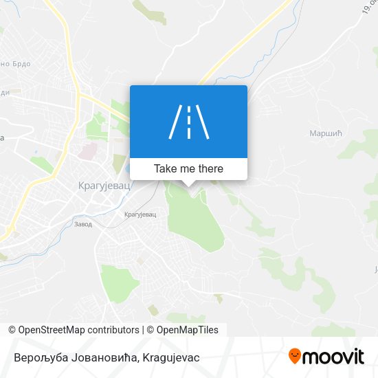 Верољуба Јовановића map