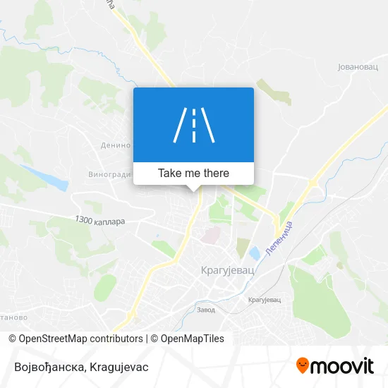 Војвођанска map