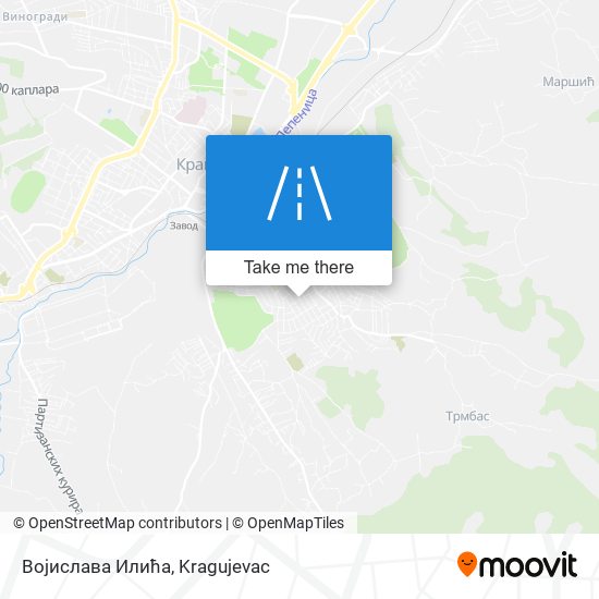 Војислава Илића map