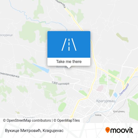 Вукице Митровић map
