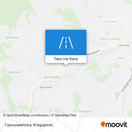Горњомалска map