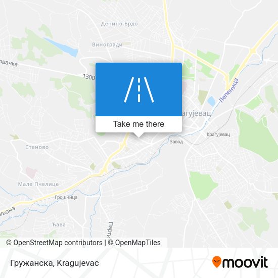 Гружанска map