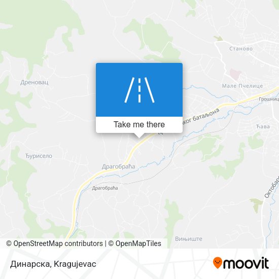 Динарска map