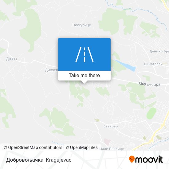 Добровољачка map