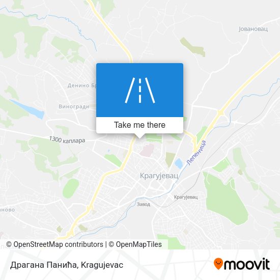 Драгана Панића map