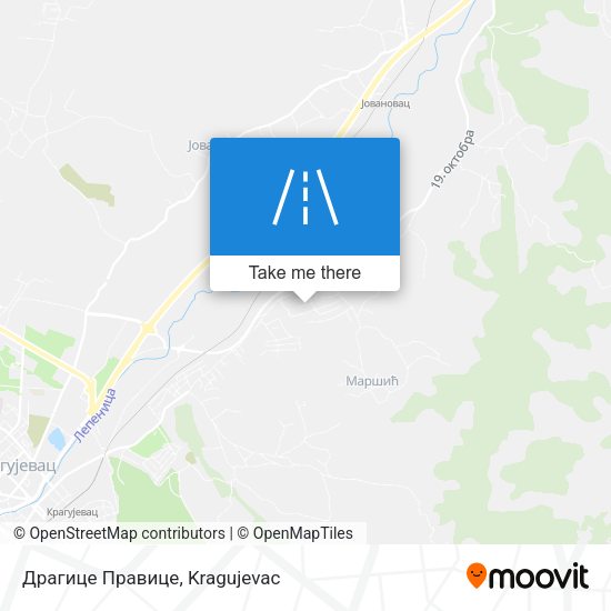 Драгице Правице map