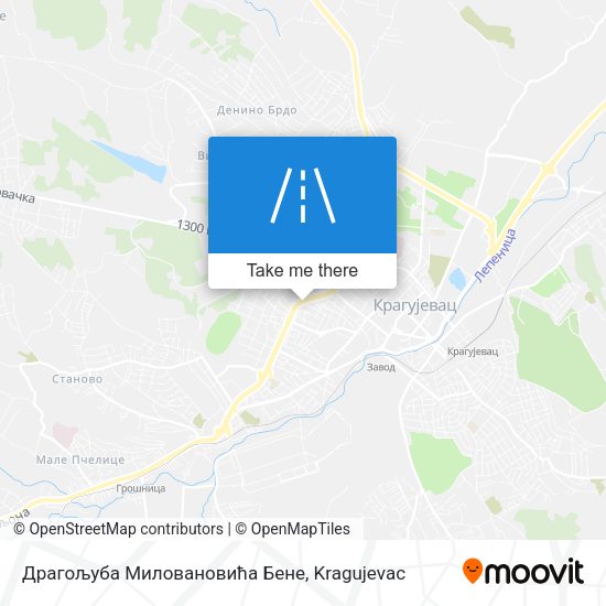 Драгољуба Миловановића Бене map