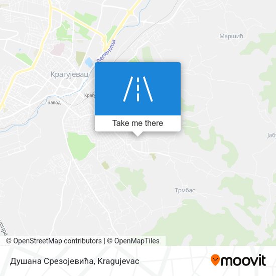Душана Срезојевића map