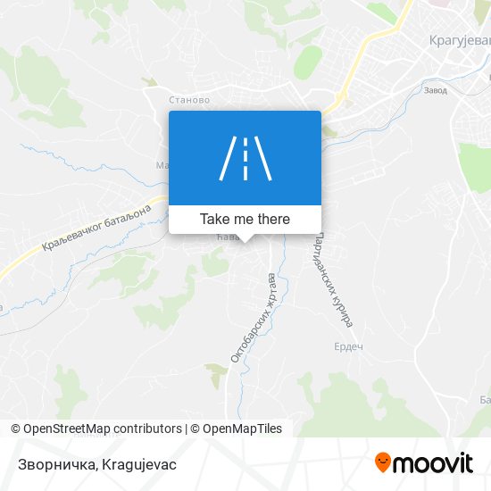 Зворничка map