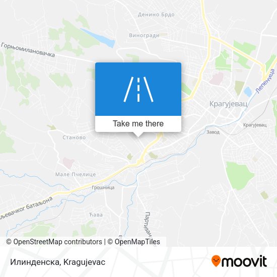 Илинденска map