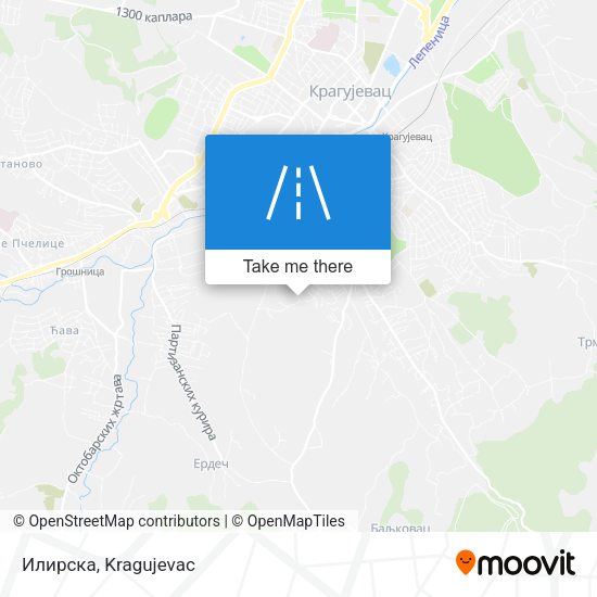 Илирска map