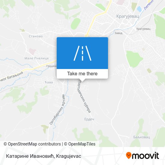 Катарине Ивановић map