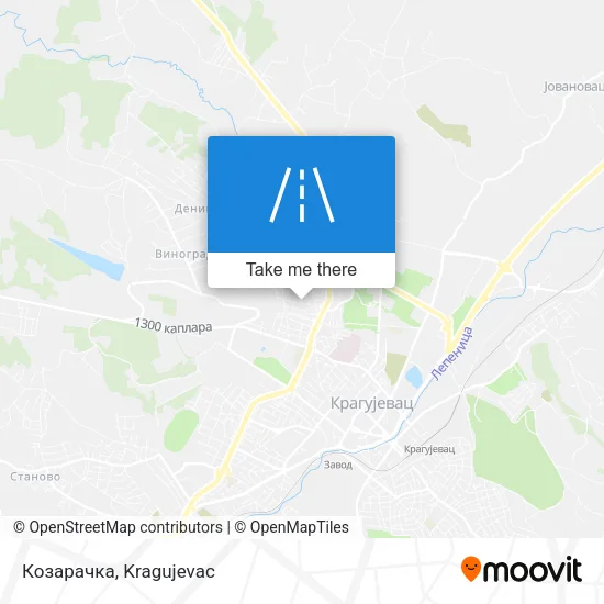 Козарачка map