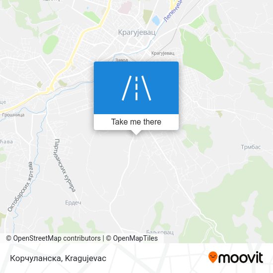 Корчуланска map