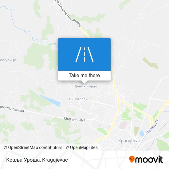 Краља Уроша map