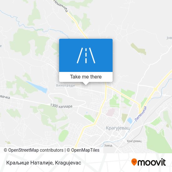 Краљице Наталије map