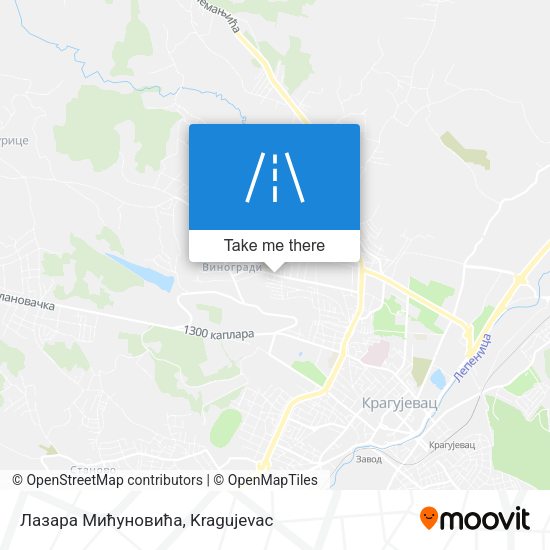 Лазара Мићуновића map