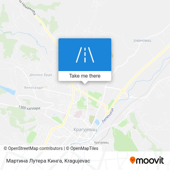 Мартина Лутера Кинга map