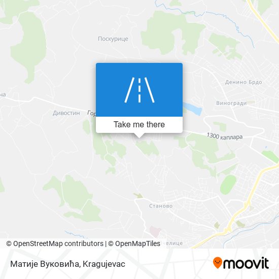 Матије Вуковића map