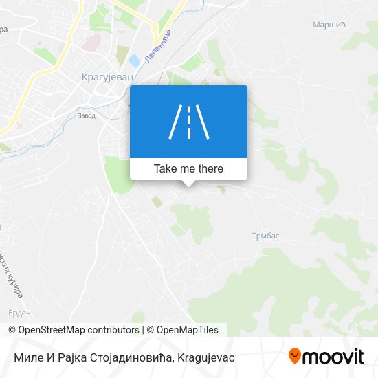 Миле И Рајка Стојадиновића map