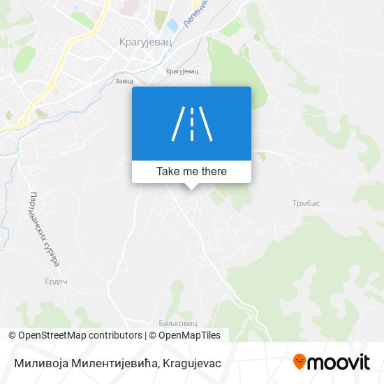 Миливоја Милентијевића map